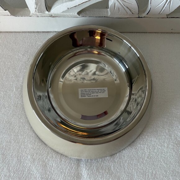 NWT - Sport Pet Living Melamine and Stainless-Steel Insert Pet Bowls - Size L - Picture 2 of 4
